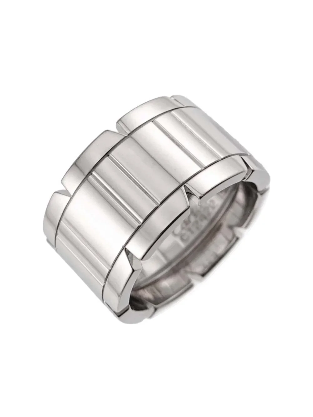 Cartier Tank Francaise 51 Ring 18K White Gold